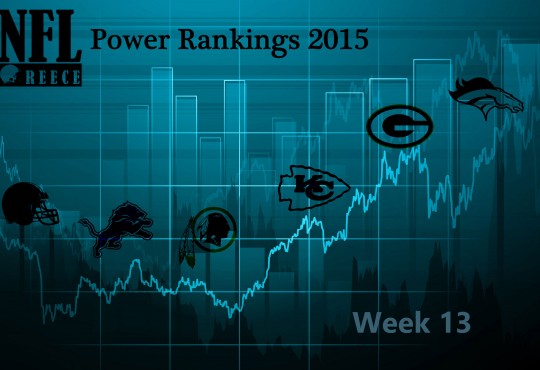 Power Rankings: Week 13